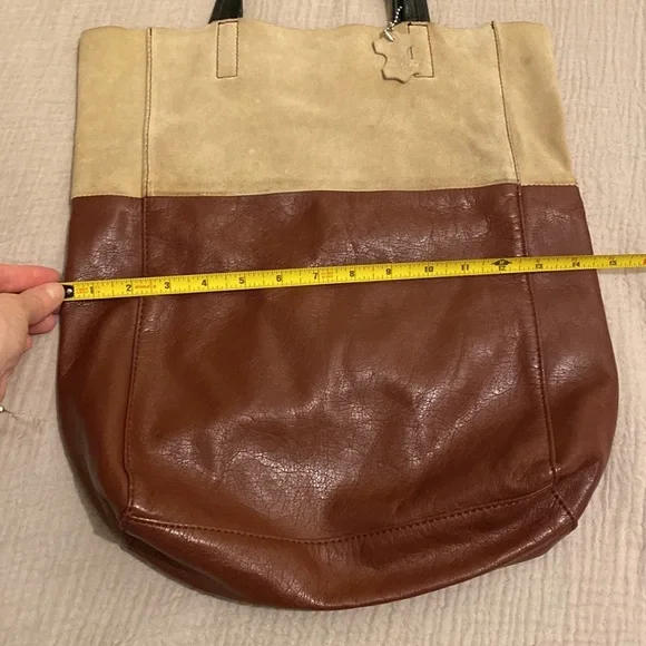 H&M color block soft tote bag . - Picture 4 of 8